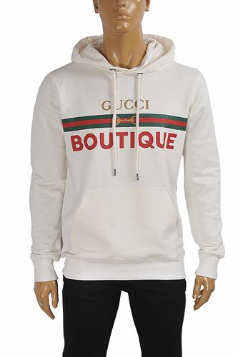 GUCCI Boutique print hooded sweatshirt 114 - Click Image to Close